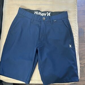 Hurley Men's Navy Blue Athletic Shorts